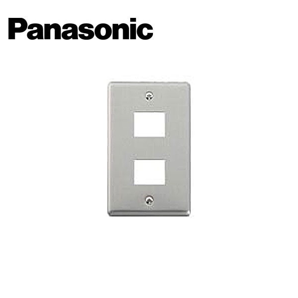 Panasonic/パナソニック WN8502 フルカラー新金属大型プレート 2コ用 フルコート加工【取寄商品】