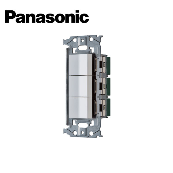 Panasonic/パナソニック WNSS50244W SO-STYLE 埋込スイッチセット C/E×2 マットホワイト【取寄商品】