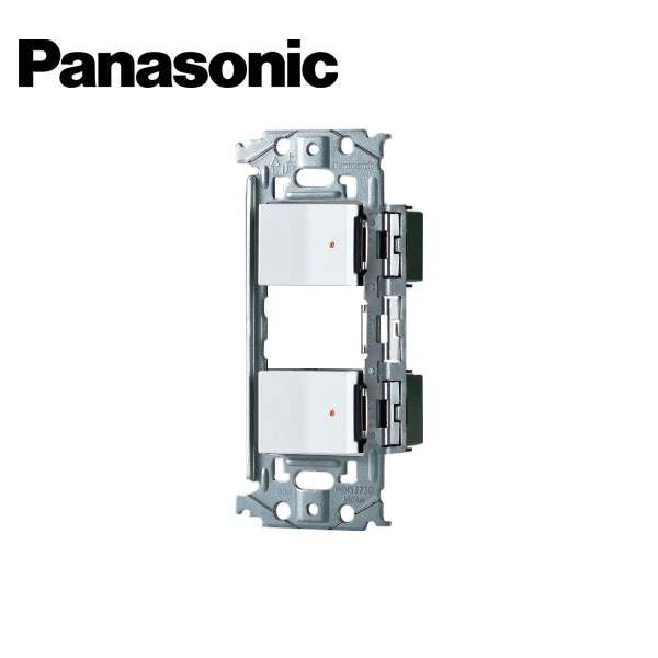Panasonic/パナソニック WNSS51797W SO-STYLE 埋込スイッチセット パイロットスイッチC 4A×2 マットホワイト【取寄商品】