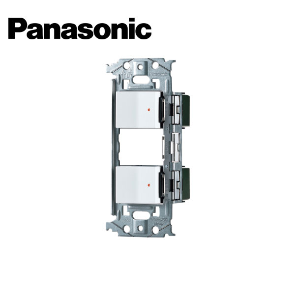 Panasonic/パナソニック WNSS51898W SO-STYLE 埋込スイッチセット パイロットスイッチC 0.5A×2 マットホワイト【取寄商品】