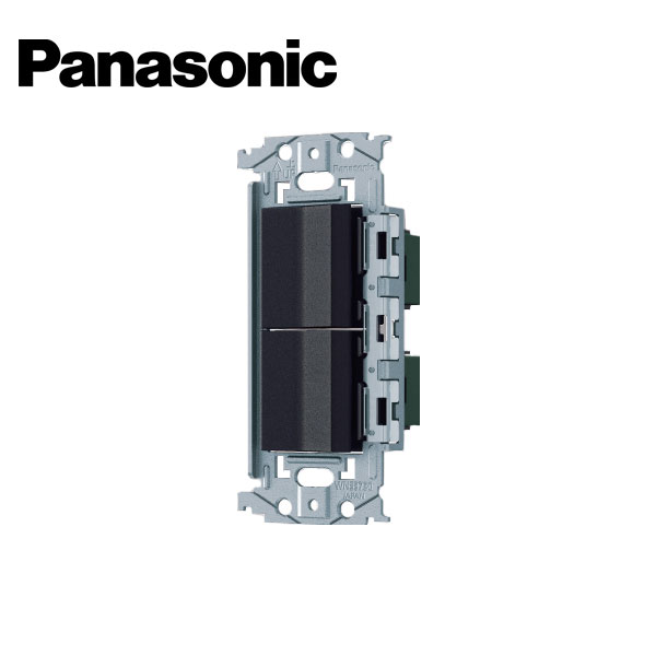 Panasonic/パナソニック WNSS52292B SO-STYLE 埋込ロングハンドルスイッチセット スイッチC×2 マットブラック【取寄商品】