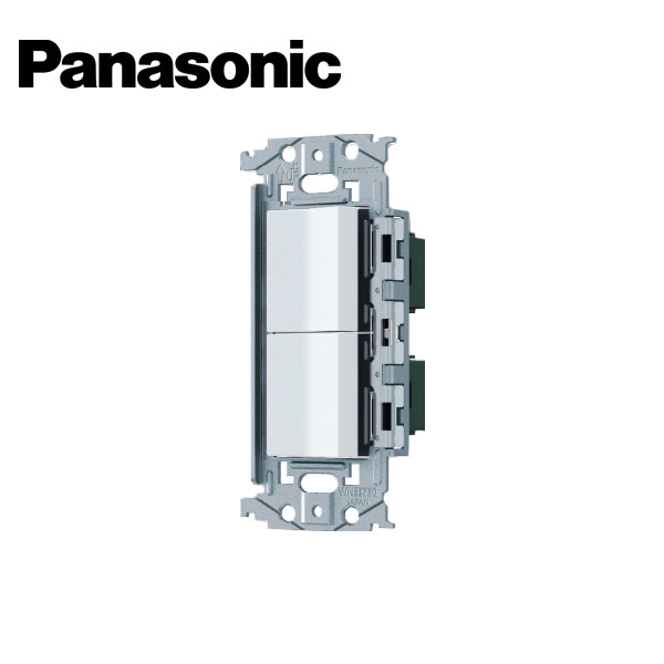 Panasonic/パナソニック WNSS52292W SO-STYLE 埋込ロングハンドルスイッチセット スイッチC×2 マットホワイト【取寄商品】