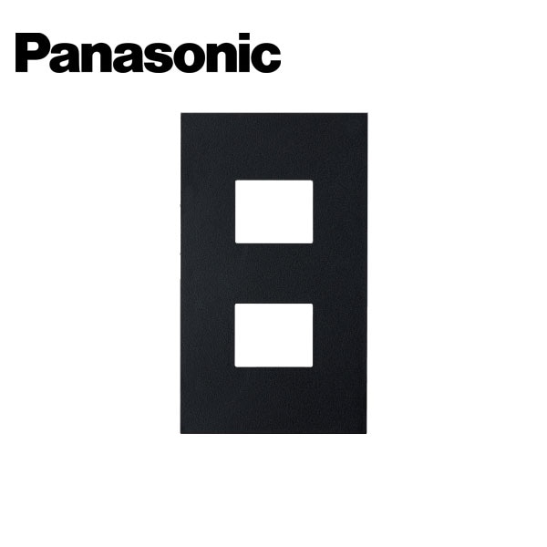Panasonic/パナソニック WNS6002B SO-STYLE プレート2コ用 マットブラック【取寄商品】