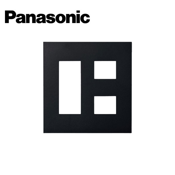 Panasonic/パナソニック WNS6005B SO-STYLE プレート5コ用(3コ+2コ用) マットブラック【取寄商品】