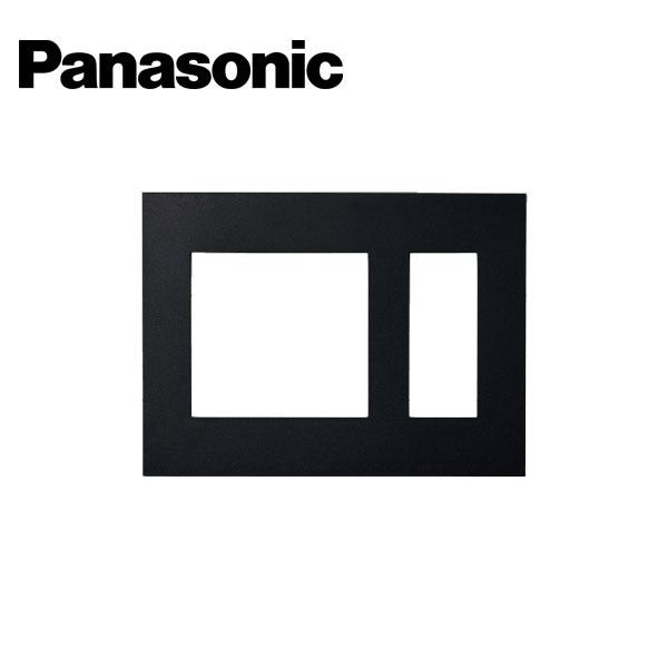 Panasonic/パナソニック WNS6503B SO-STYLE プレート 2連接穴+3コ用 マットブラック【取寄商品】