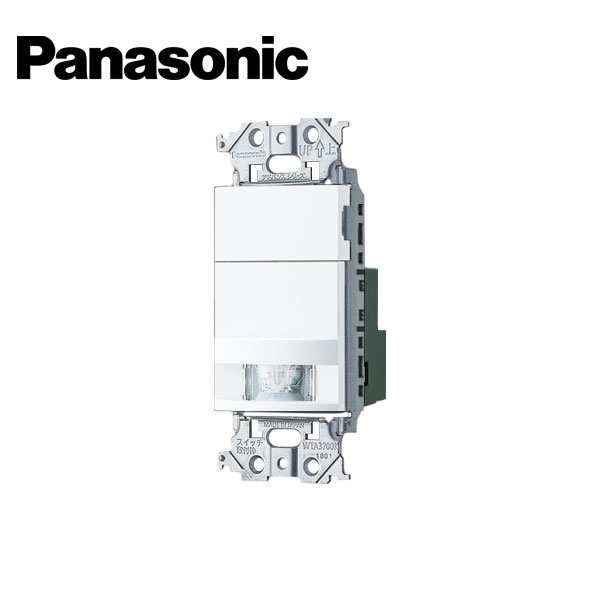 自動スイッチ Panasonic/パナソニック WTA19119W アドバンスシリーズ壁取付熱線センサ付自動スイッチ 子器 ブランクチップ付 マットホワイト【取寄商品】