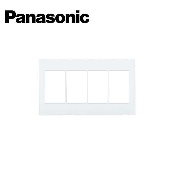 Panasonic/パナソニック WTA7104WK アドバンスシリーズ スイッチプレート 4連用 マットホワイト【取寄商品】