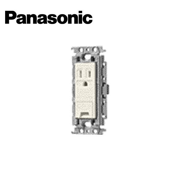 Panasonic/パナソニック WTF11314FK コスモシリーズワイド21 埋込アースターミナル付接地コンセント 絶縁枠付 ベージュ【取寄商品】