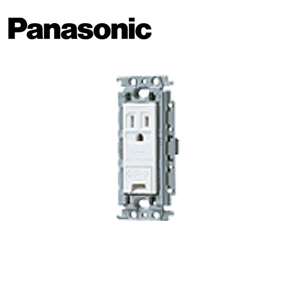 Panasonic/パナソニック WTF11314WK コスモシリーズワイド21 埋込アースターミナル付接地コンセント 絶縁枠付 ホワイト【取寄商品】