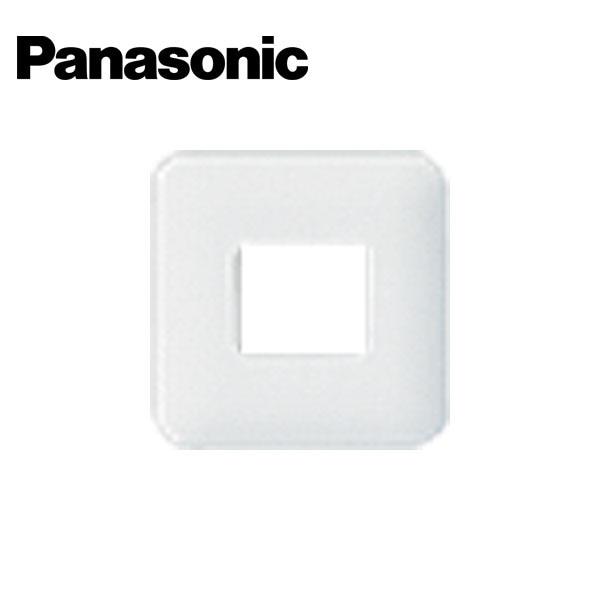 Panasonic/パナソニック WTF7071W コスモシリーズワイド21 ミニコンセントプレート 取付枠付 ラウンド ホワイト【取寄商品】