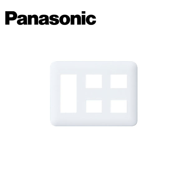 Panasonic/パナソニック WTF7087W コスモシリーズワイド21 コンセントプレート 3コ＋2コ＋2コ用 ラウンド ホワイト【取寄商品】