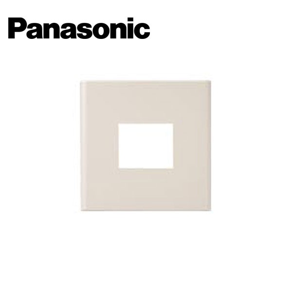 コンセント・スイッチ用プレート・カバー Panasonic/パナソニック WTF8071F コスモシリーズワイド21 ミニコンセントプレート 取付枠付 ベージュ【取寄商品】