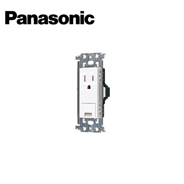 接地(アース)コンセント Panasonic/パナソニック WTL11313W アドバンスシリーズ 埋込アースターミナル付接地コンセント 金属枠付 ホワイト【取寄商品】