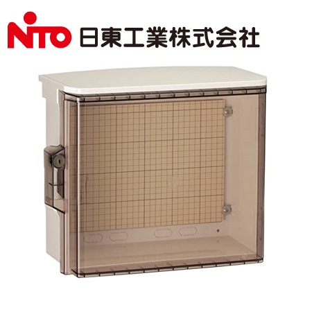ボックス 日東工業 OPK16-353CA OPK形 キー付 耐候 プラボックス 透明扉 屋根付【取寄商品】