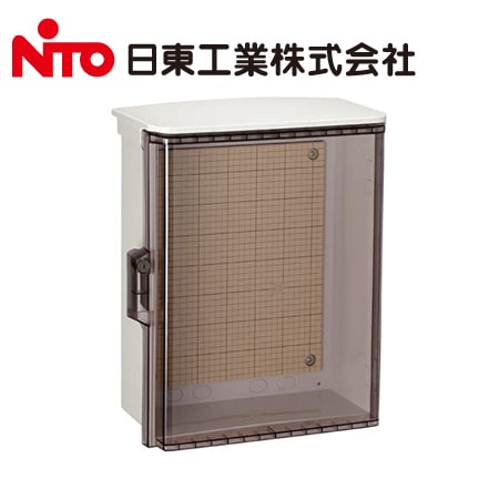 ボックス 日東工業 OPK20-45CA OPK形 キー付 耐候 プラボックス 透明扉 屋根付【取寄商品】