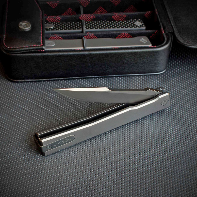 OCASO オカソ The SOLTICE ソルティス ハープーン（ブラックPVD）/チタニウム（ブラック）ハンドル  (9HTB)