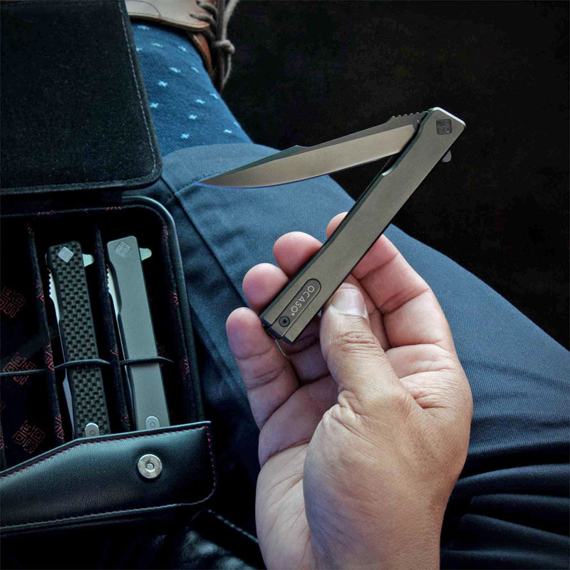 OCASO オカソ The SOLTICE ソルティス ハープーン（ブラックPVD）/チタニウム（ブラック）ハンドル  (9HTB)