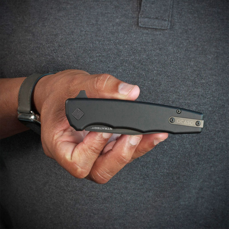 OCASO オカソ The STRATEGY ストラテジー （ブラックPVD）/ブラック アルミニウム ハンドル  (29BCB)