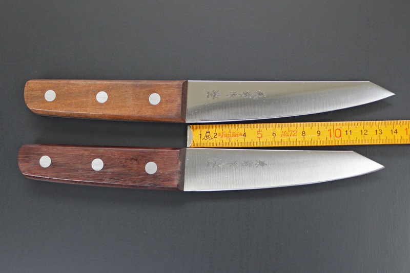 【訳アリ特価】兼常作 全鋼 骨スキ（丸）140mmよりやや短く出来た約132mm 天然木柄  (KC-335B)【限定8本】