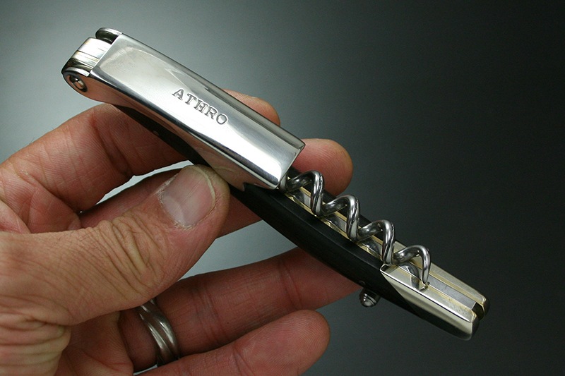 ATHROソムリエナイフ ダマスカスブレード 黒檀 (AT-13) | 台所