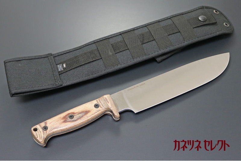 ONTARIO ブッシュクラフト ウッズマン（ケース：黒） BUSHCRAFT WOODSMAN (ONT-8697-BK)