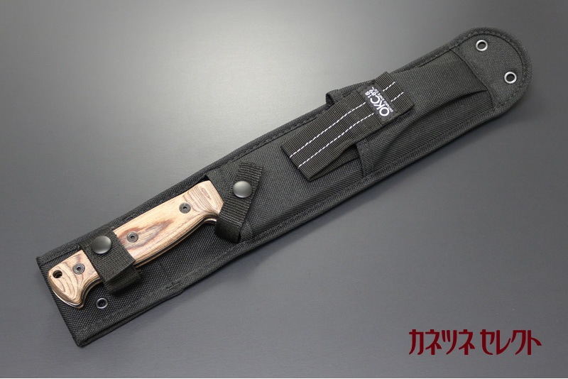 ONTARIO ブッシュクラフト ウッズマン（ケース：黒） BUSHCRAFT WOODSMAN (ONT-8697-BK)