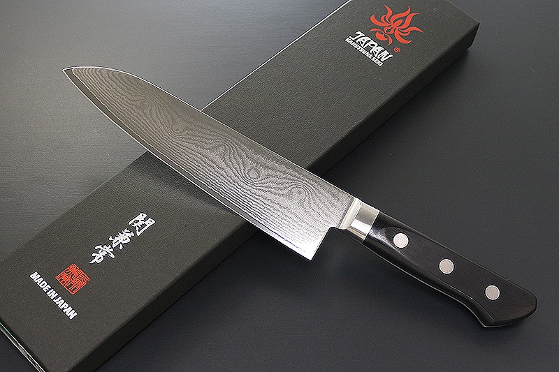 兼常作 33層ダマスカス鋼VG-10 三徳180mm (KC-103) | 関兼常