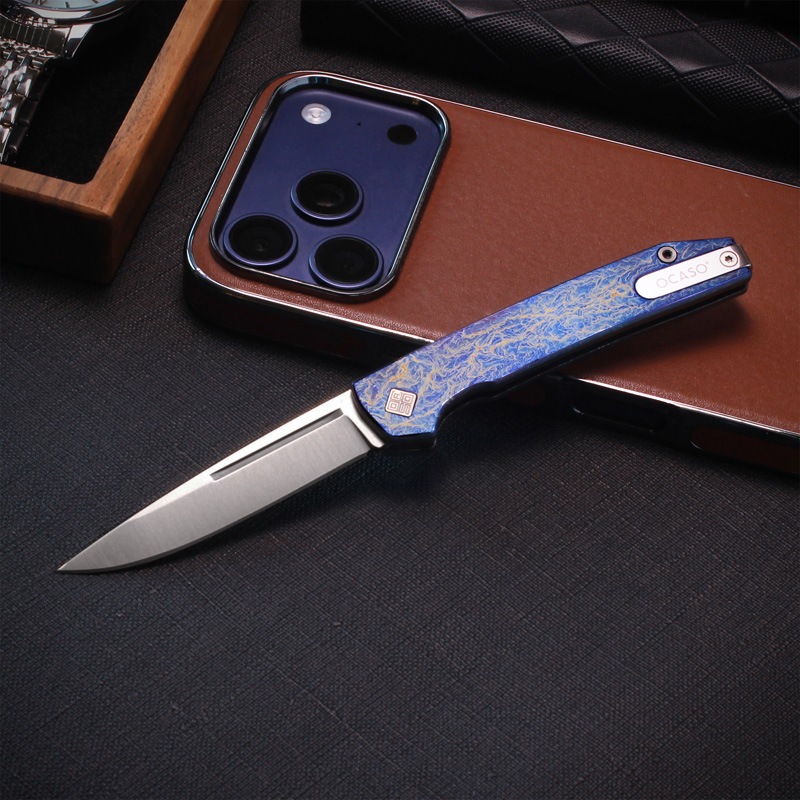 OCASO オカソ ANODIZED SOVRANT SLIPJOINT アノダイズド ソヴラント スリップジョイント（サテン仕上）/アノダイズド チタニウムハンドル  (15SNS)