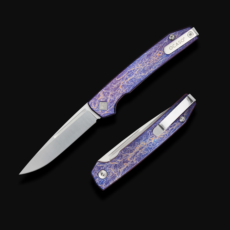OCASO オカソ ANODIZED SOVRANT SLIPJOINT アノダイズド ソヴラント スリップジョイント（サテン仕上）/アノダイズド チタニウムハンドル  (15SNS)