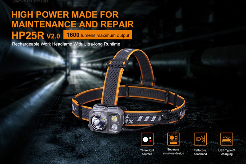 フェニックスライト/Fenix HP25R V2.0 SST40 / XP-G3 S4 / 2835 LED 