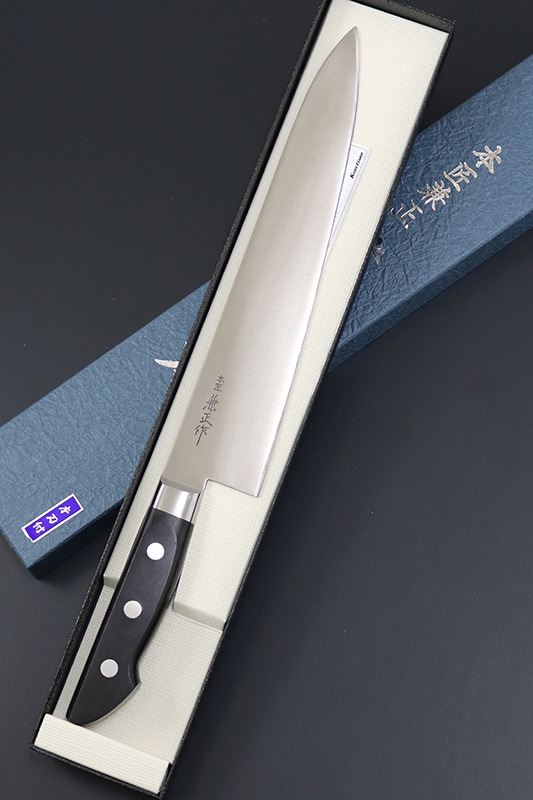 兼常 牛刀 KC-958 240mm + 筋引 KC-959 240mm set KC-958】KC-950 series 牛刀 GYUTOU 240mm | Kanetsune Seki