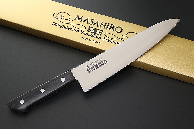 Masahiro 正広作 MV鋼 牛刀 300mm Masahiro 正広作 MV鋼 牛刀 300mm 正広作MV-本焼 牛刀300mm｜製品