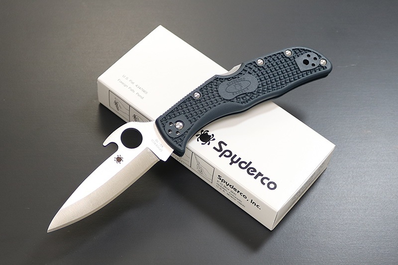 Spyderco エンデラ ウェーブ 直刃 (C243PGYW) | Spyderco