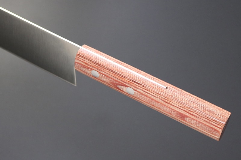 兼常作 モリブデン鋼DSR-1K6　赤合板丸柄 薄刃型165mm（KC-361）