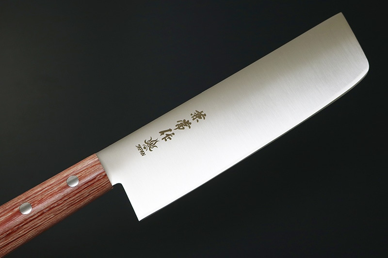 兼常作 モリブデン鋼DSR-1K6　赤合板丸柄 薄刃型165mm（KC-361）