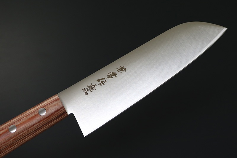 兼常作 モリブデン鋼DSR-1K6　赤合板丸柄 三徳165mm（KC-360）
