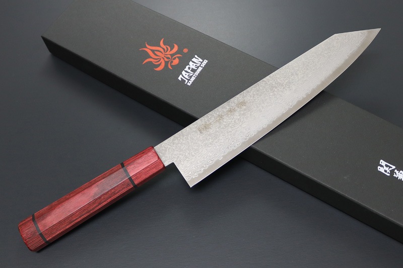 訳あり商品】兼常作 水面風シリーズ 切付牛刀210mm (KC-855 B-002