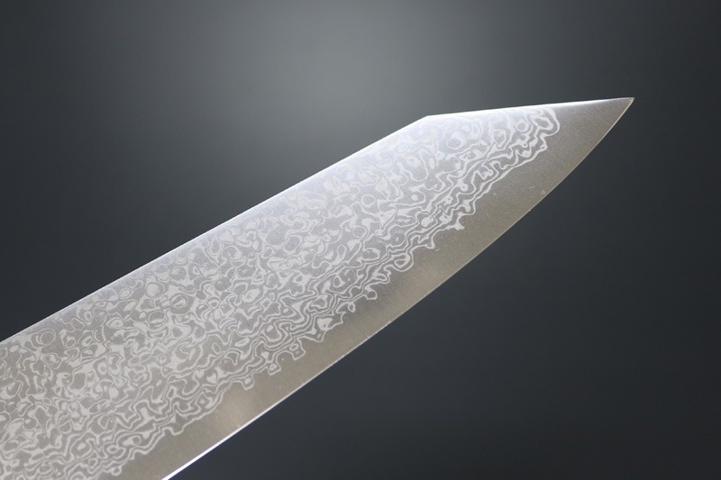 【訳あり商品】兼常作 水面風シリーズ　切付牛刀210mm (KC-855 B-001)