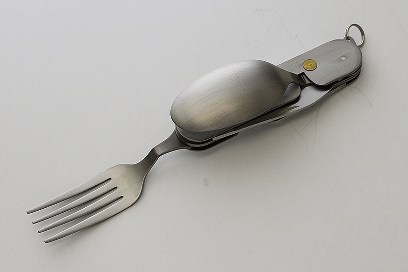 アウトドア用 スプーン&フォーク チタニウム製 ナイフ・栓抜き・缶切り