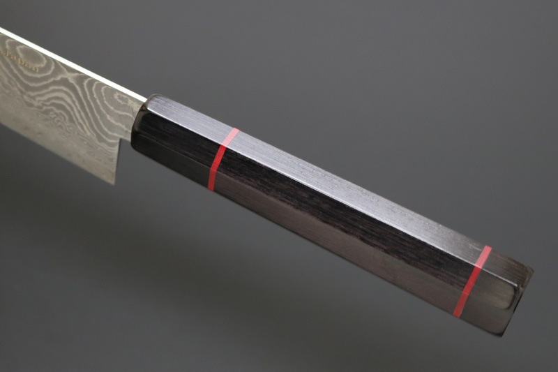 【訳あり商品】兼常作 波飛沫シリーズ　和牛刀205mm (KC-842 B-003)