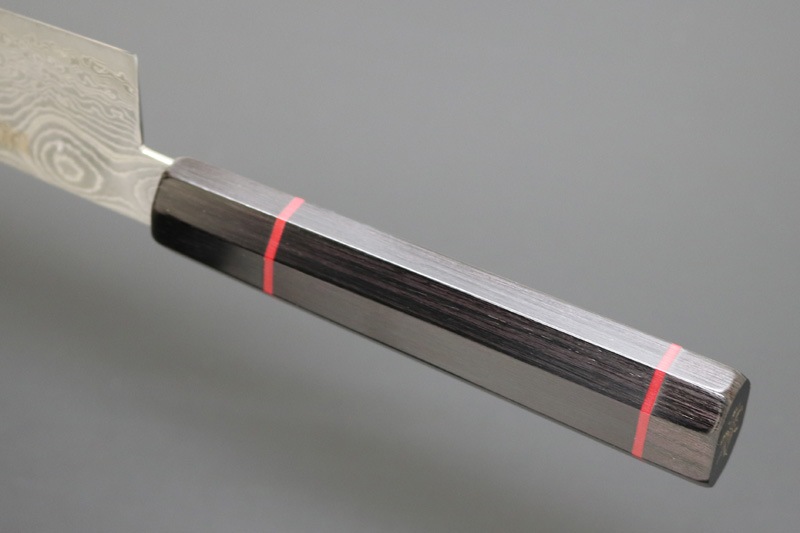 【訳あり商品】兼常作 波飛沫シリーズ　和牛刀205mm (KC-842 B-003)