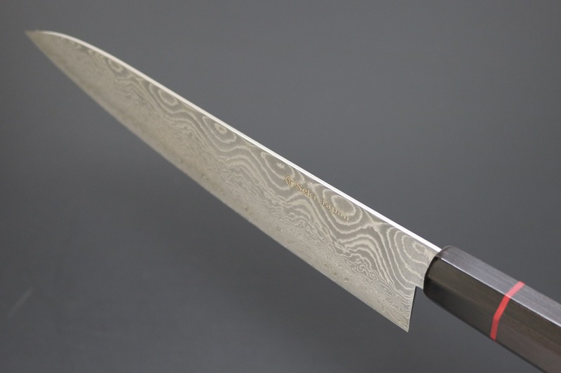 【訳あり商品】兼常作 波飛沫シリーズ　和牛刀190mm (KC-842 B-006)