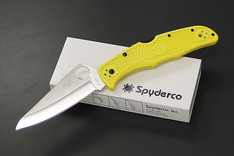 Spyderco パシフィックソルト2 直刃 イエロー (C91PYL2) | ナイフ 