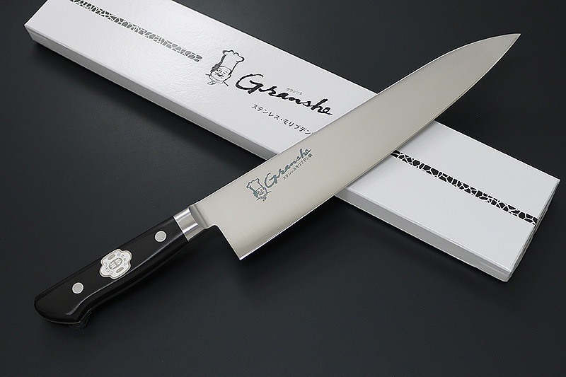 KC-724 関兼常 グランシェ モリブデン鋼 牛刀 黒合板柄 270mm KC-724 関兼常 グランシェ モリブデン鋼 牛刀 黒合板柄 270mm
