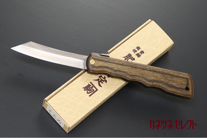 Woody （ウッディ） くるみ VG10 割込 肥後守ナイフ （30-BR）