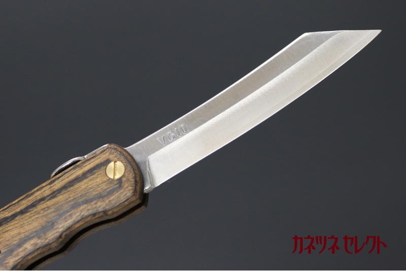 Woody （ウッディ） くるみ VG10 割込 肥後守ナイフ （30-BR）