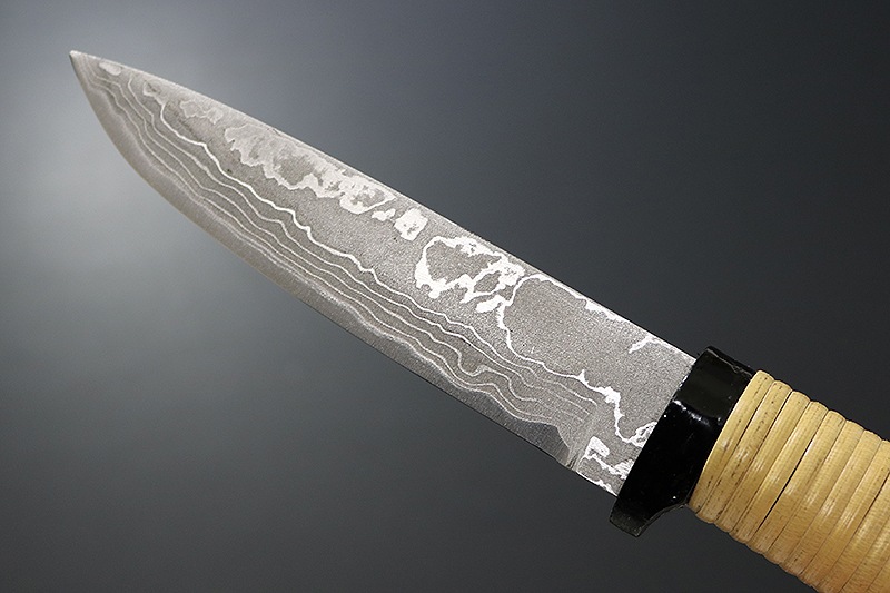 【佐治作】ブッシュクラフトナイフ｜木製ハンドル・木製鞘付き｜全長33cm 佐治作】ブッシュクラフトナイフ｜木製ハンドル・木製鞘付き｜全長33cm