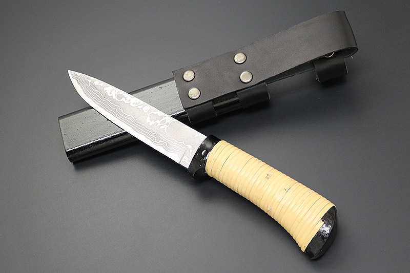 佐治武士作 カムイ型 籐巻 (SJ-5BK) 【限定モデル】 | ナイフ