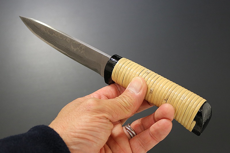 佐治武士作 カムイ型 籐巻 (SJ-5BK) 【限定モデル】 | ナイフ