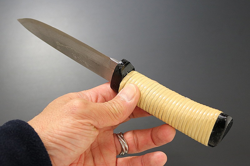 佐治武士作 カムイ型 籐巻 (SJ-5BK) 【限定モデル】 | ナイフ